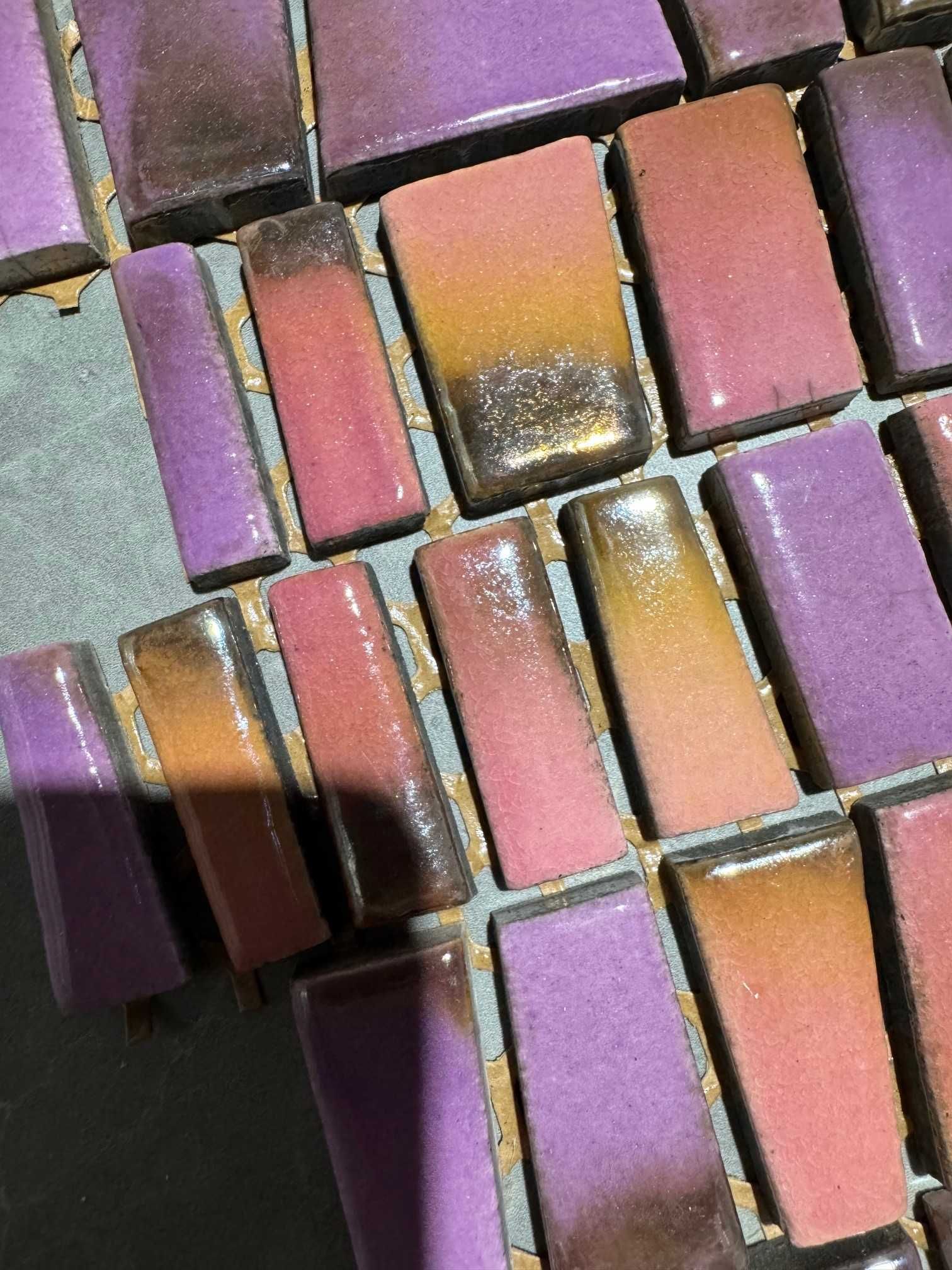 Włoska mozaika ręcznie szkliwiona Murazzi Rosa Purple mix 30x30 CdT