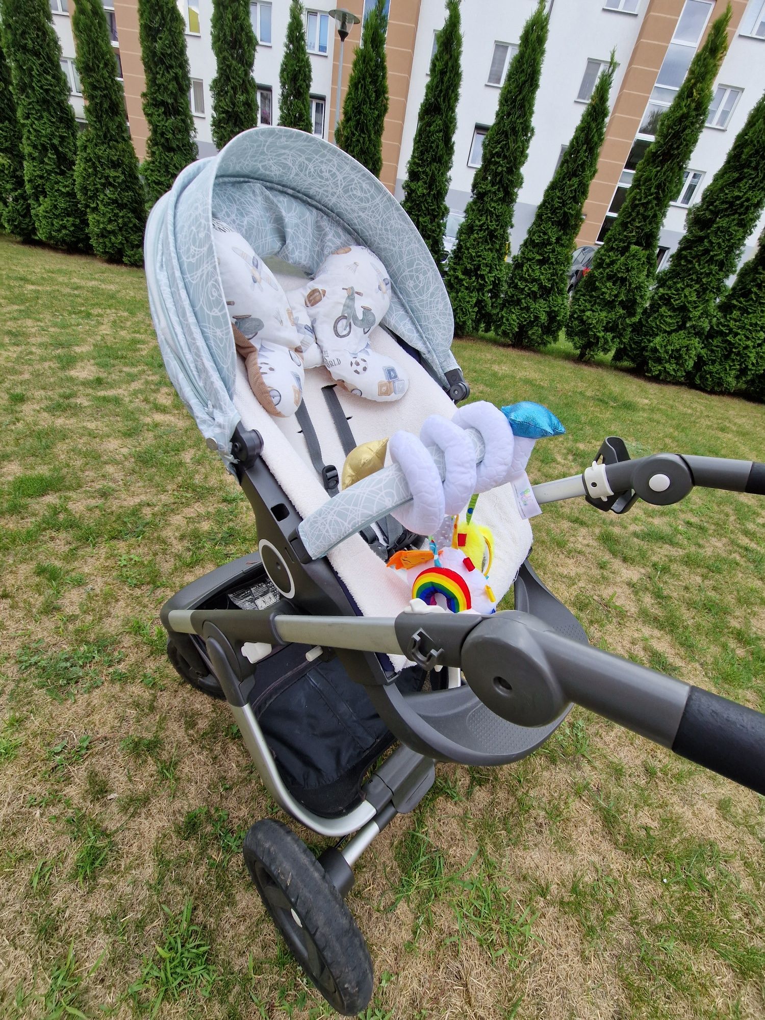 Wózek Stokke trailz plus sammer kit i dodatki