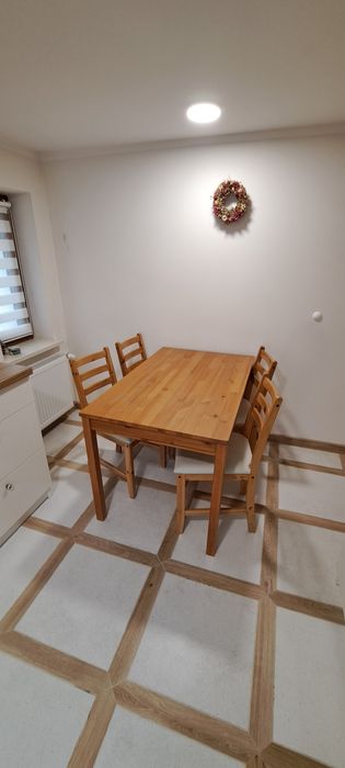 Stół Jokkmokk i 4 krzesła Lerhamn