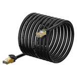Baseus Speed Seven szybki kabel sieciowy RJ45/10Gbps 15m czarny (WKJS)
