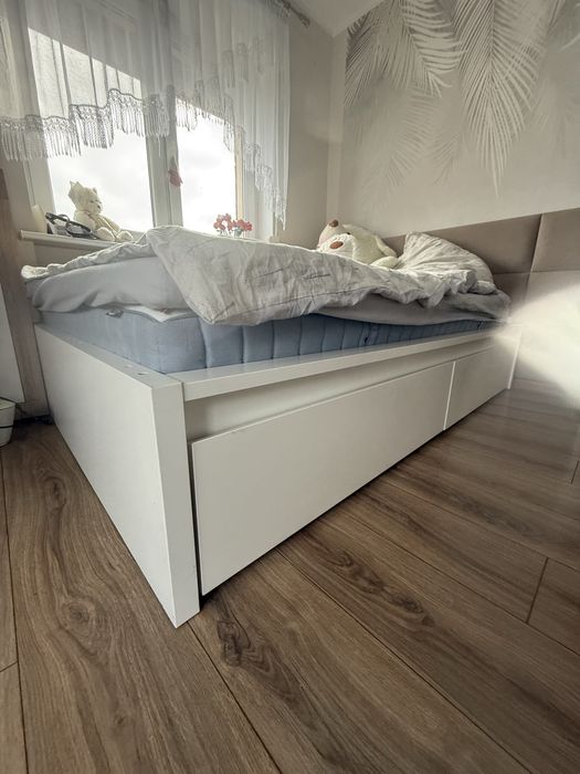 Łóżko podwójne MALM IKEA