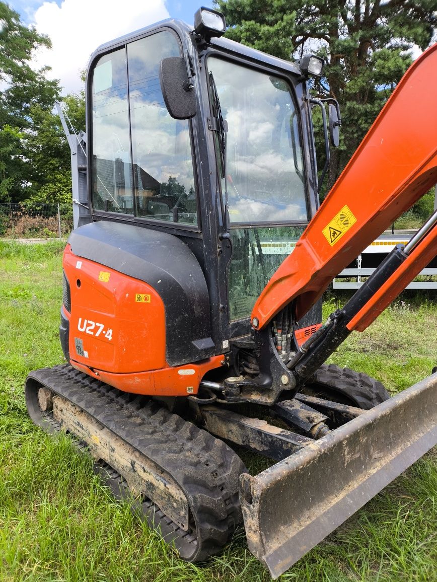 Minikoparka kubota u 27-4