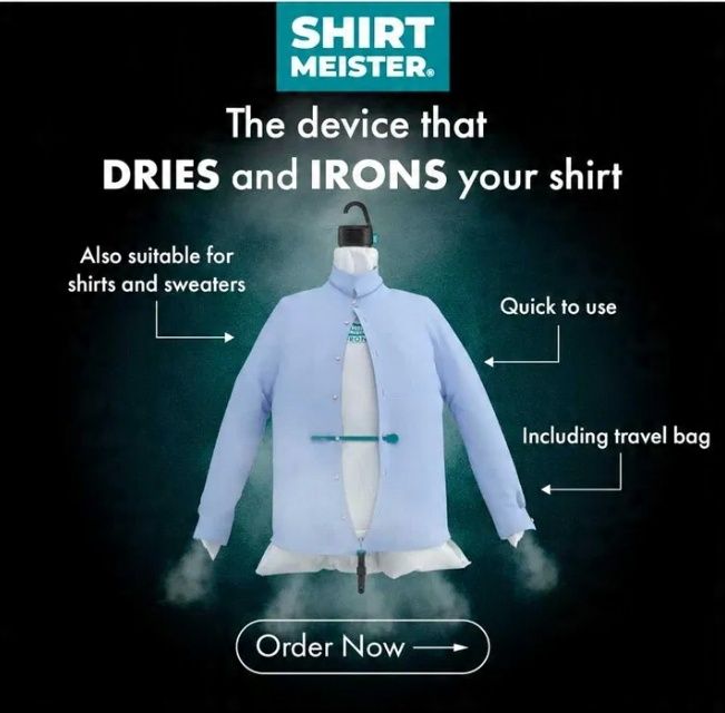 Shirtmeister - automatyczna suszarka do prasowania