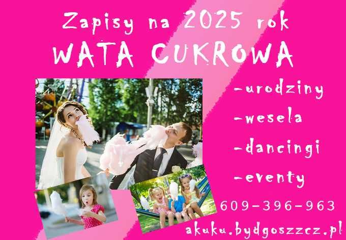 Maszyna do waty cukrowej na urodziny wesele zabawę wynajem
