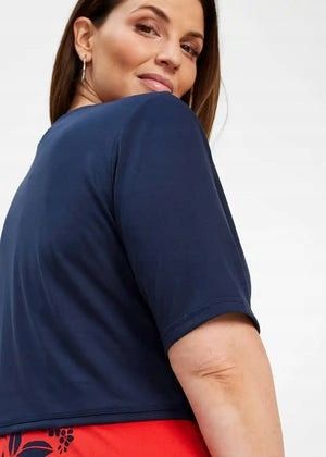 B.P.C granatowe bolerko bez zapięcia r.44/46