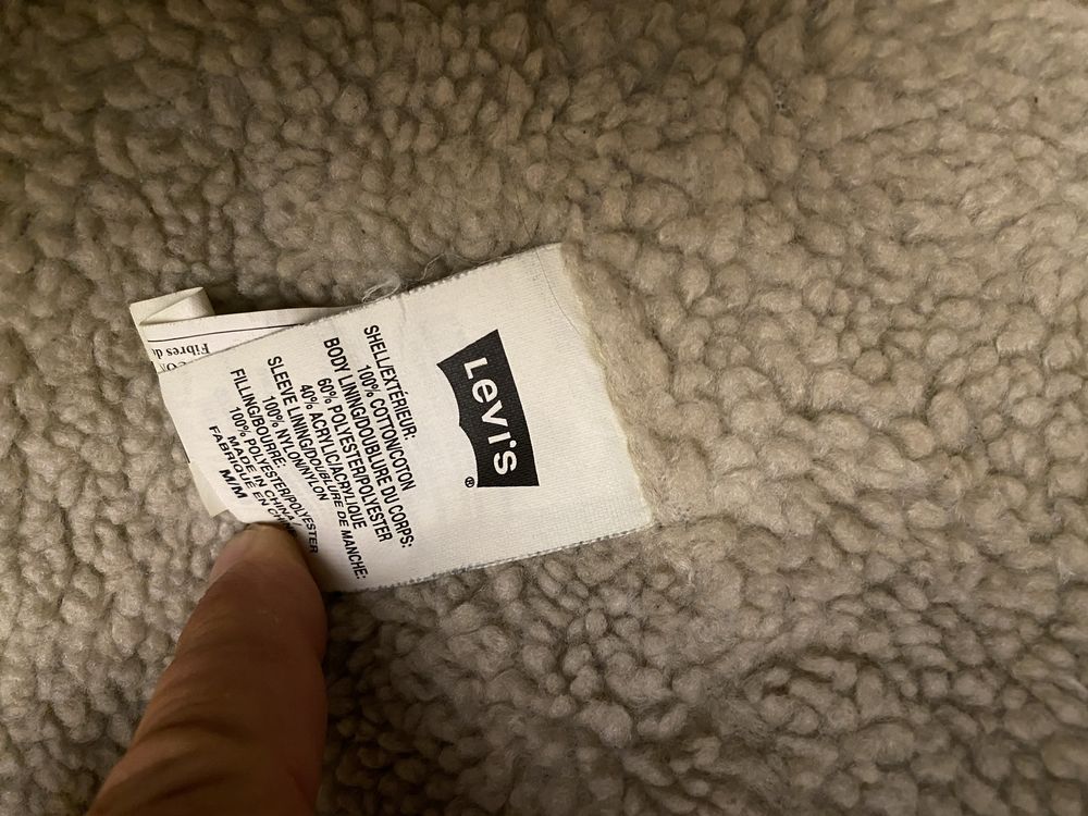 Kurtka katana ocieplana jeans Levis Sherpa