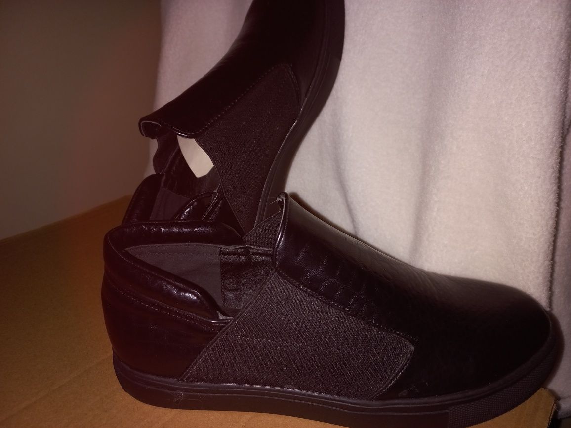 Туфли ортопедические женские весенне-осенние черные
