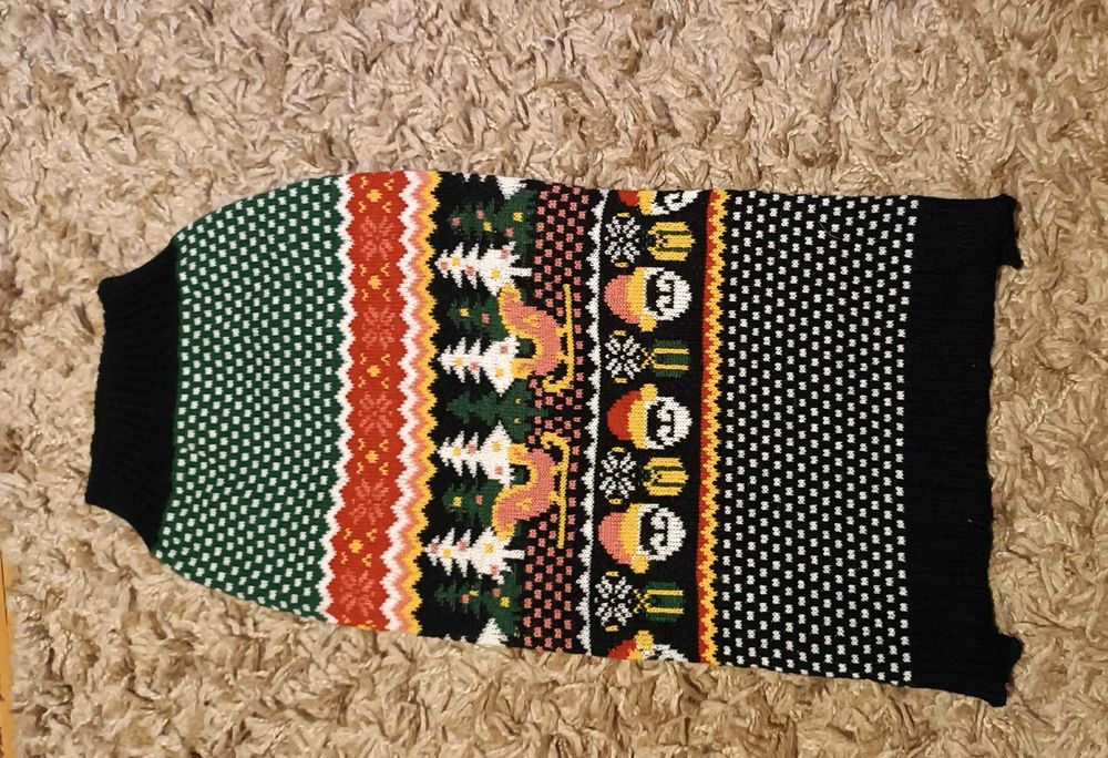 Świąteczny sweter sweterek ubranie z dzianiny dla psa ZOOFARI