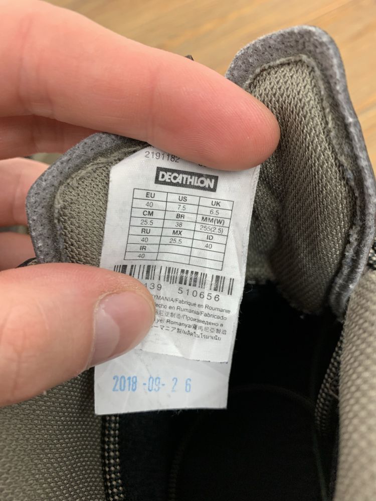 Черевики ботинки високі Quechua Waterproof оригінал 40р