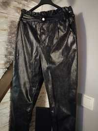 Spodnie Eco-skóra czarne XL
