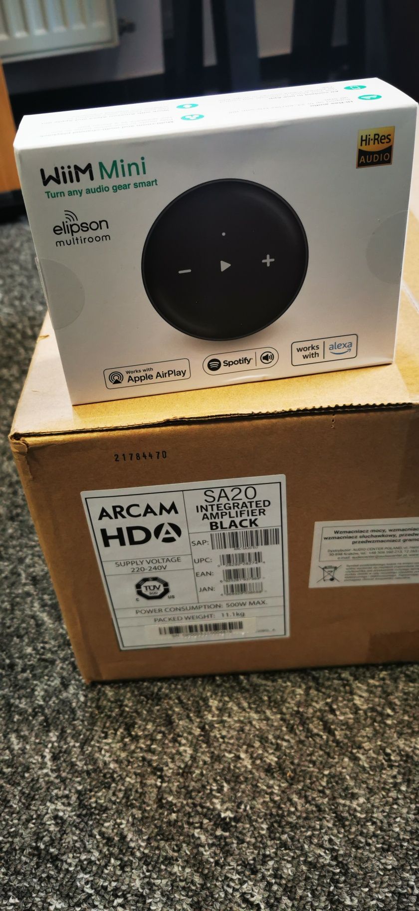 Wzmacniacz Arcam SA20 + Odtwarzacz Wiim Mini Promocja