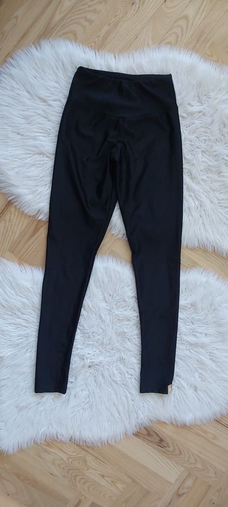 Spodnie legginsy leginsy mari mari  wysoki stan push up