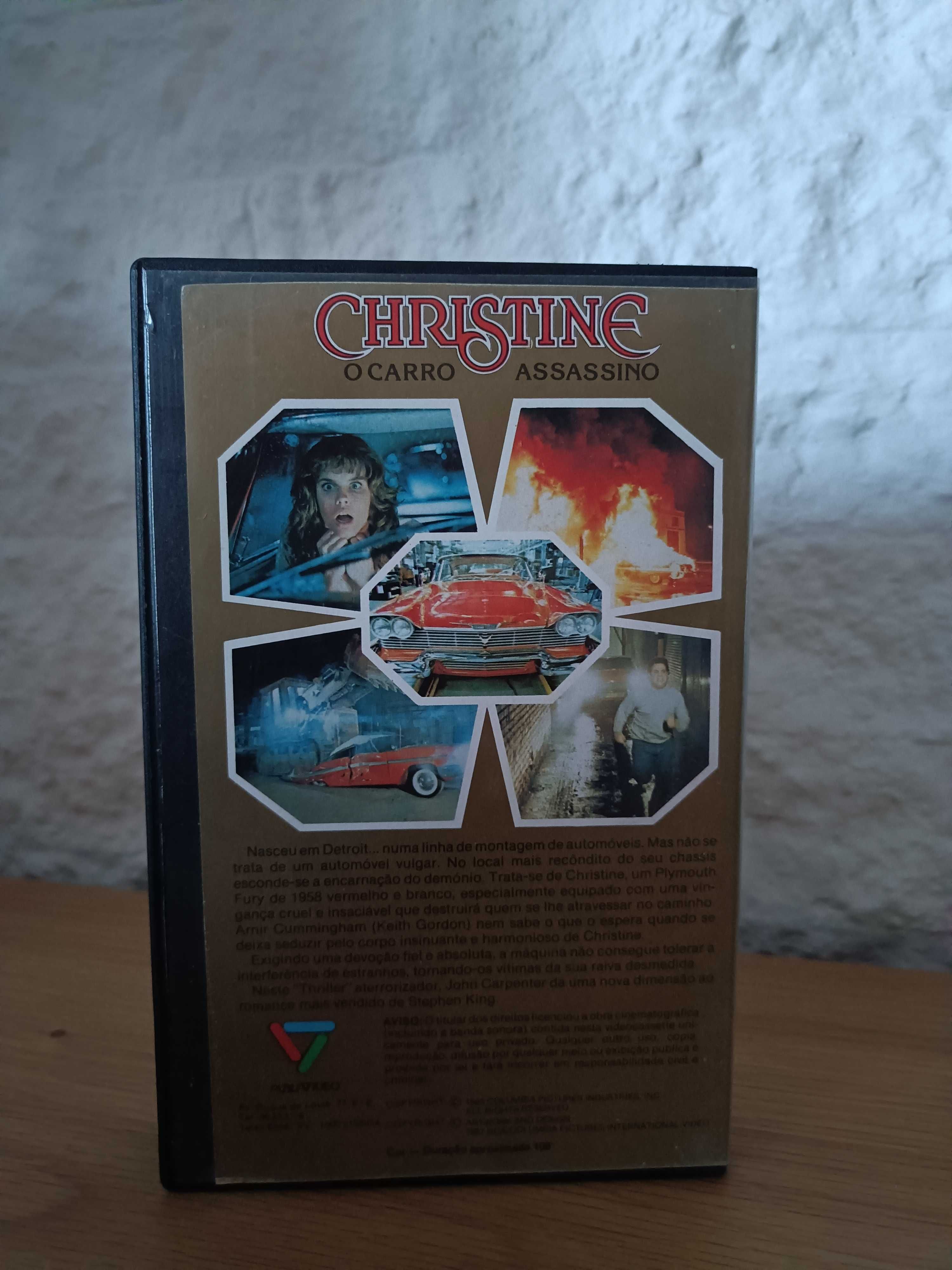 Filme VHS Christine O Carro Assassino John Carpenter