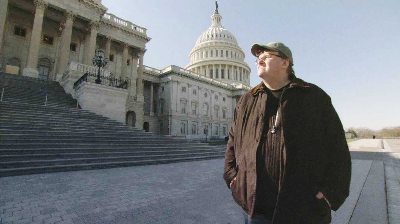 A AMÉRICA de Michael Moore/FAHRENHEIT 9/11/Bowling for Columbine 5dvds