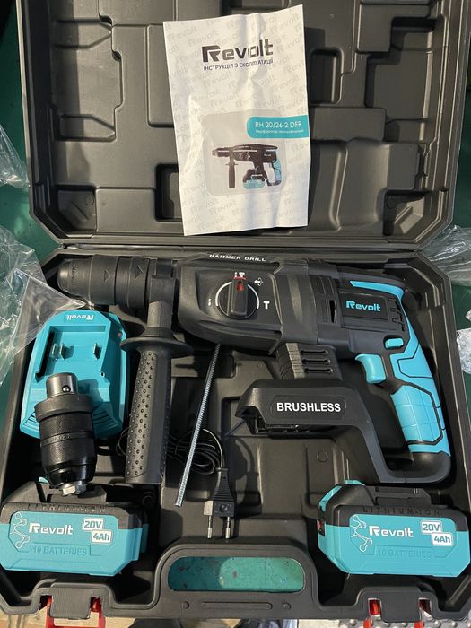 Перфоратор акумуляторний Revolt RH 20/26-2 DFR