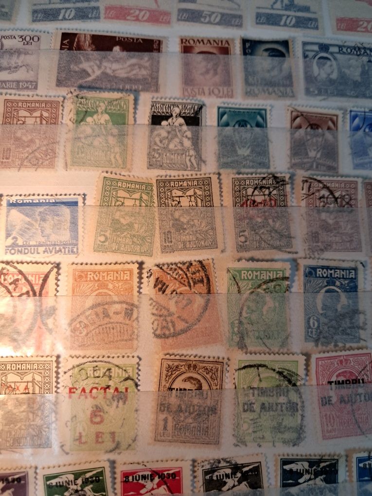 Magnifico lote de 260 selos da Roménia