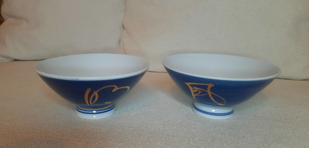 Par de taças chinesas