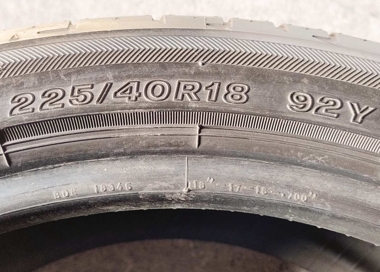 Шини літні R18 225/40 Bridgestone Potenza S001