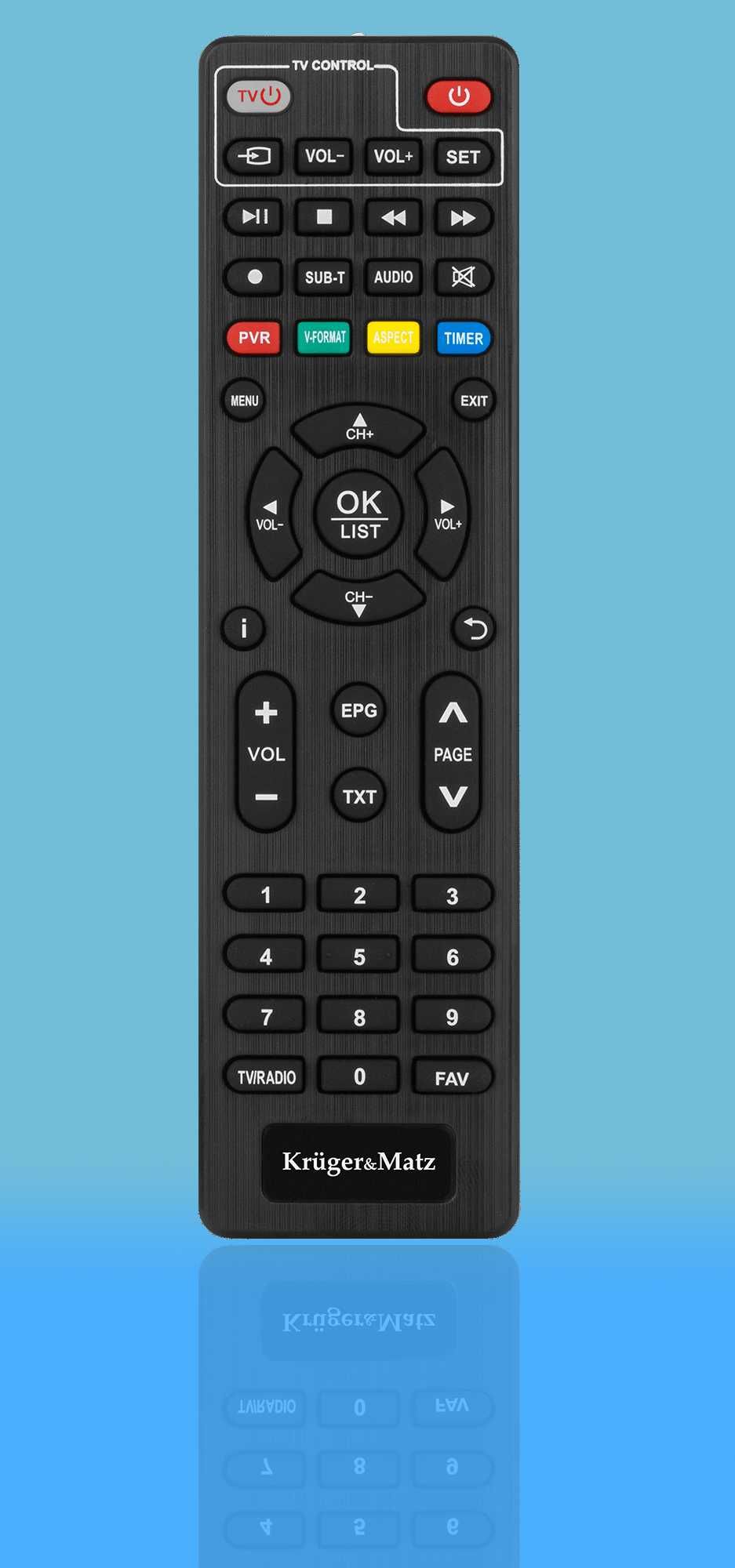 Tuner dekoder DVB-T2 H.265 HEVC Kruger&Matz