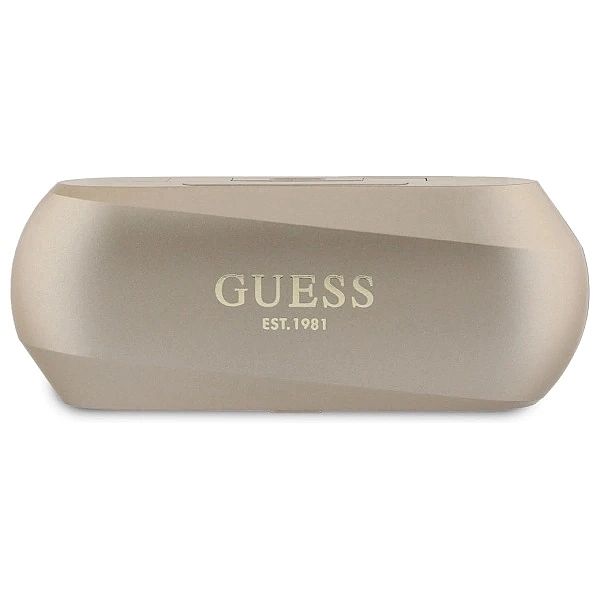 Słuchawki Guess Elongated Metalic Printed Logo Bluetooth TWS + stacja