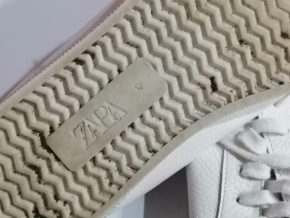 Кожанные мокасины  ZARA