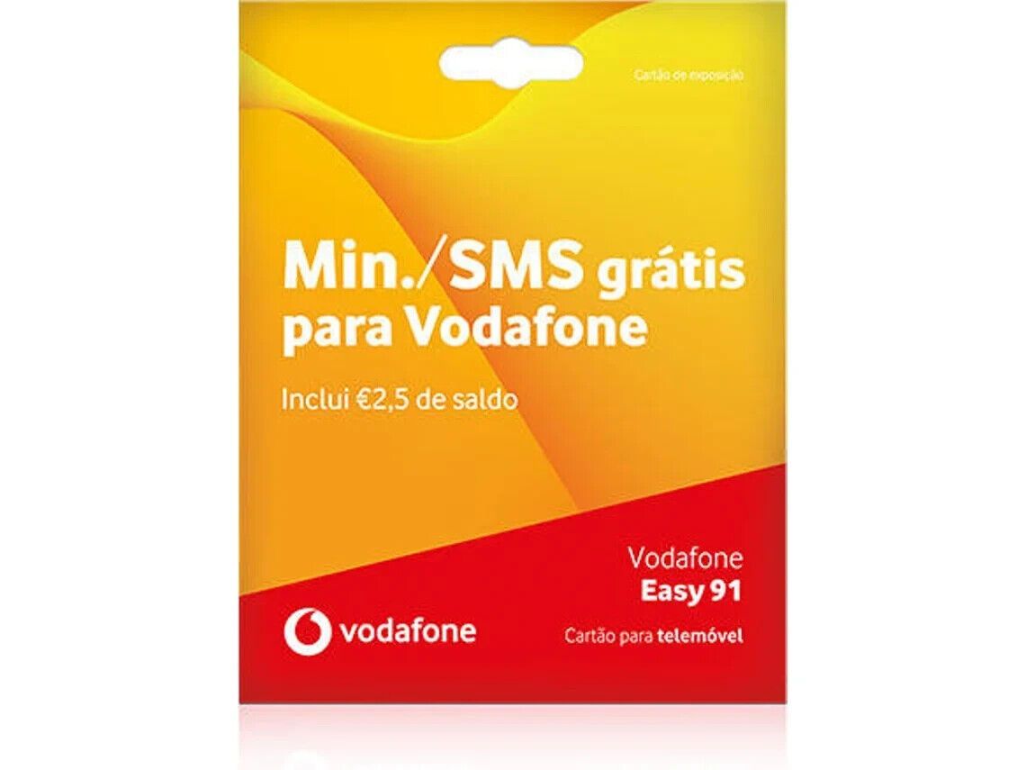 Vodafone Portugal +351 SIM Card Portuguese SMS OTP Code Aktive