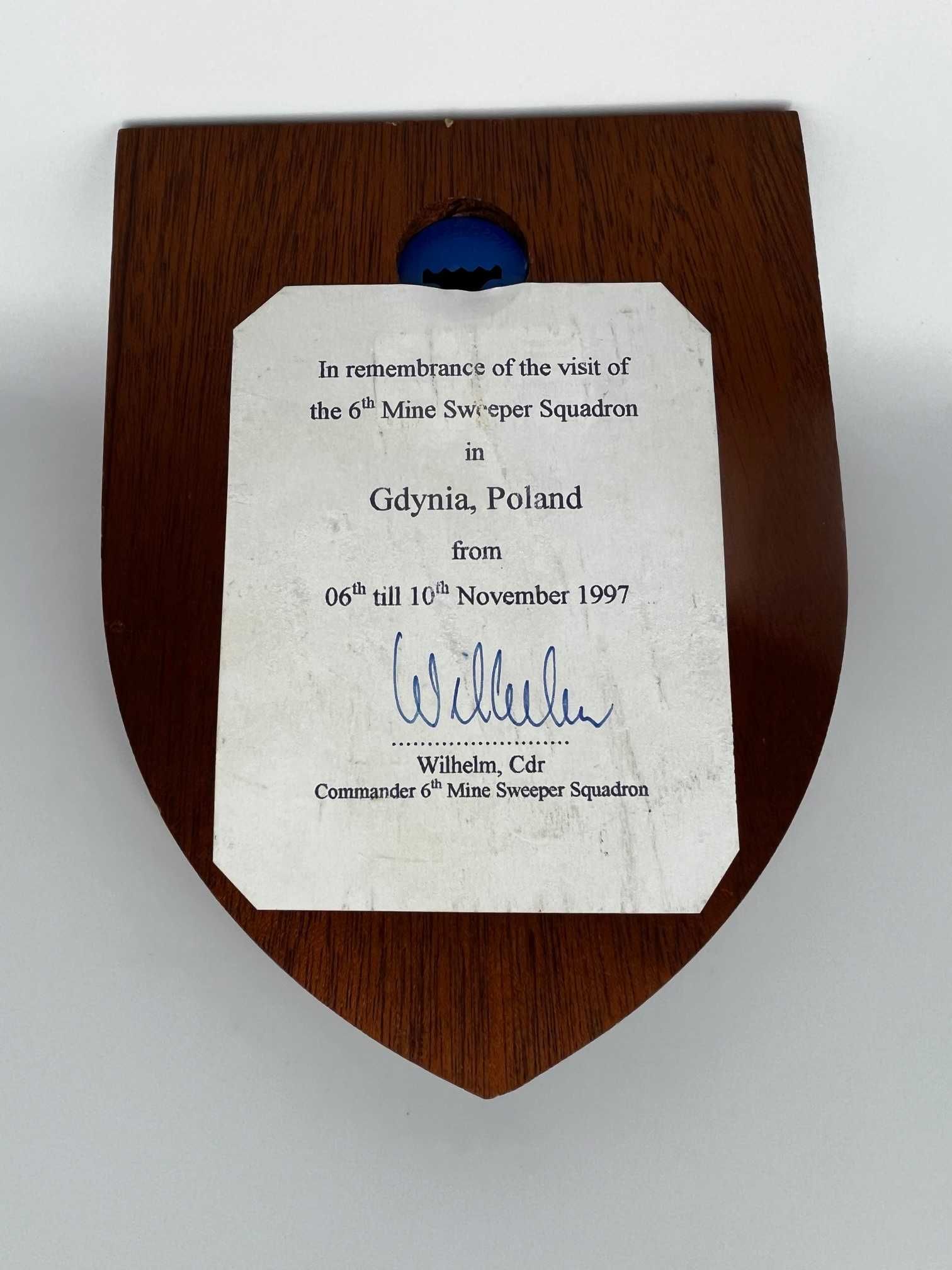 Ryngraf wojskowy, kolekcjonerski Trałowce Marynarka Niemiecka 1997