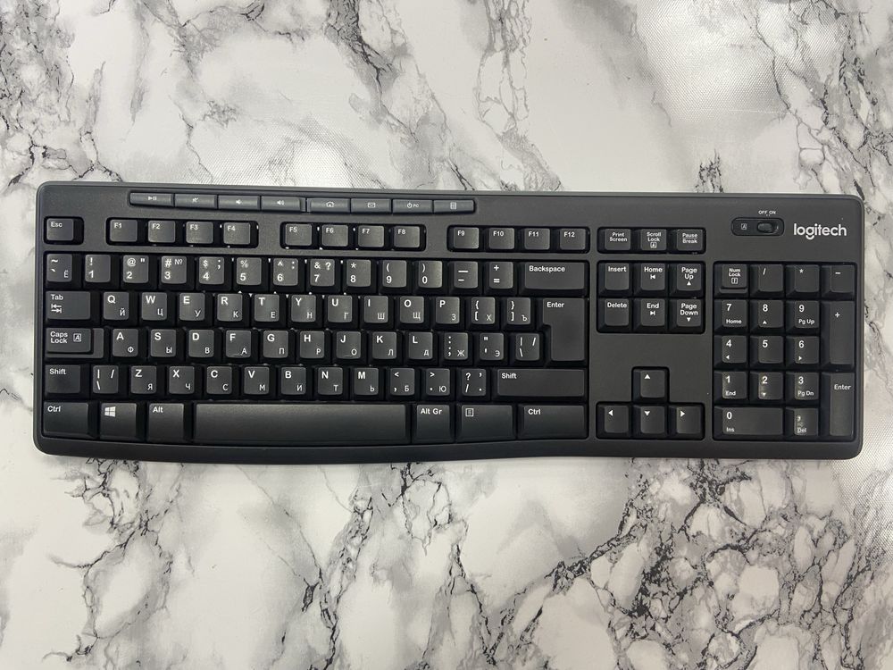 Logitech MK270 — бездротова клавіатура + мишка | Б/в, в хорошому стані
