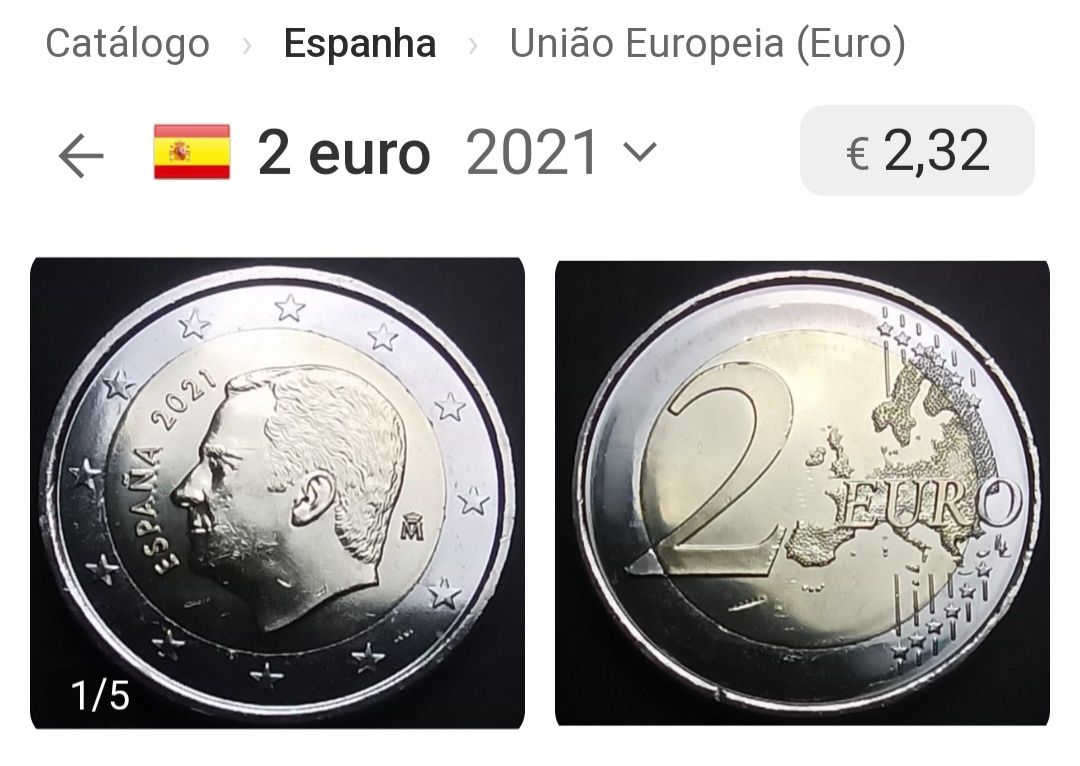 Moeda 2€, Espanha 2021