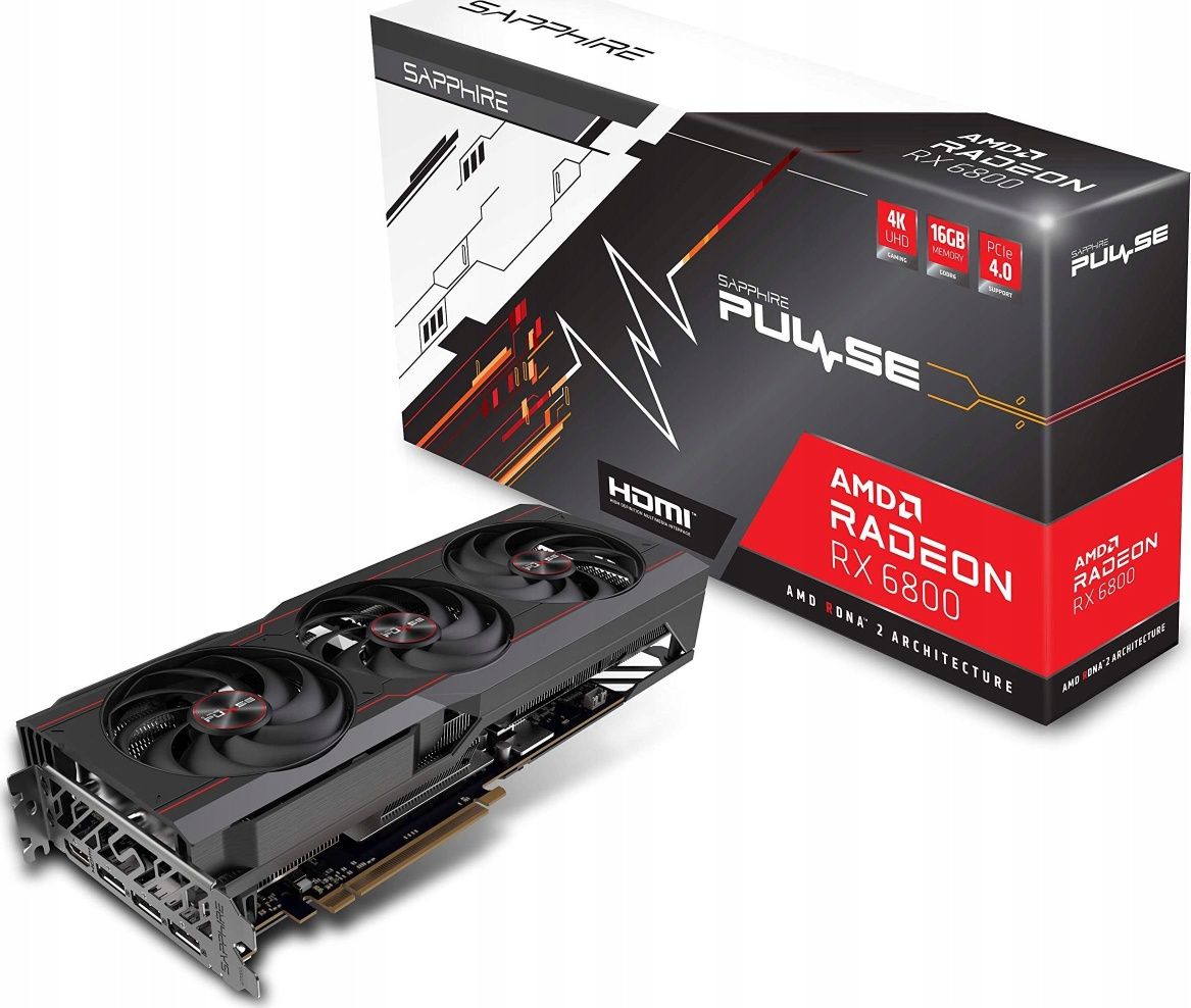 Karta graficzna Sapphire Pulse Radeon RX 6800 Gaming OC 16GB GDDR6