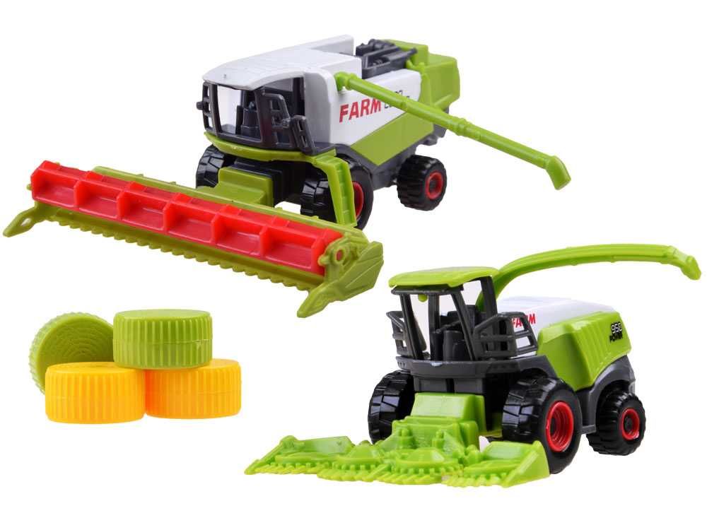 Zestaw maszyn rolniczych dla dzieci - kombajn, traktory