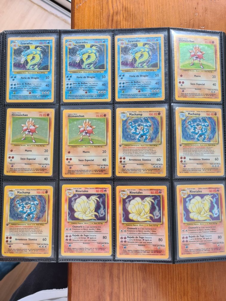 Cartas Holográficas Pokemon Base set, Jungle e Fossil (Em Português)