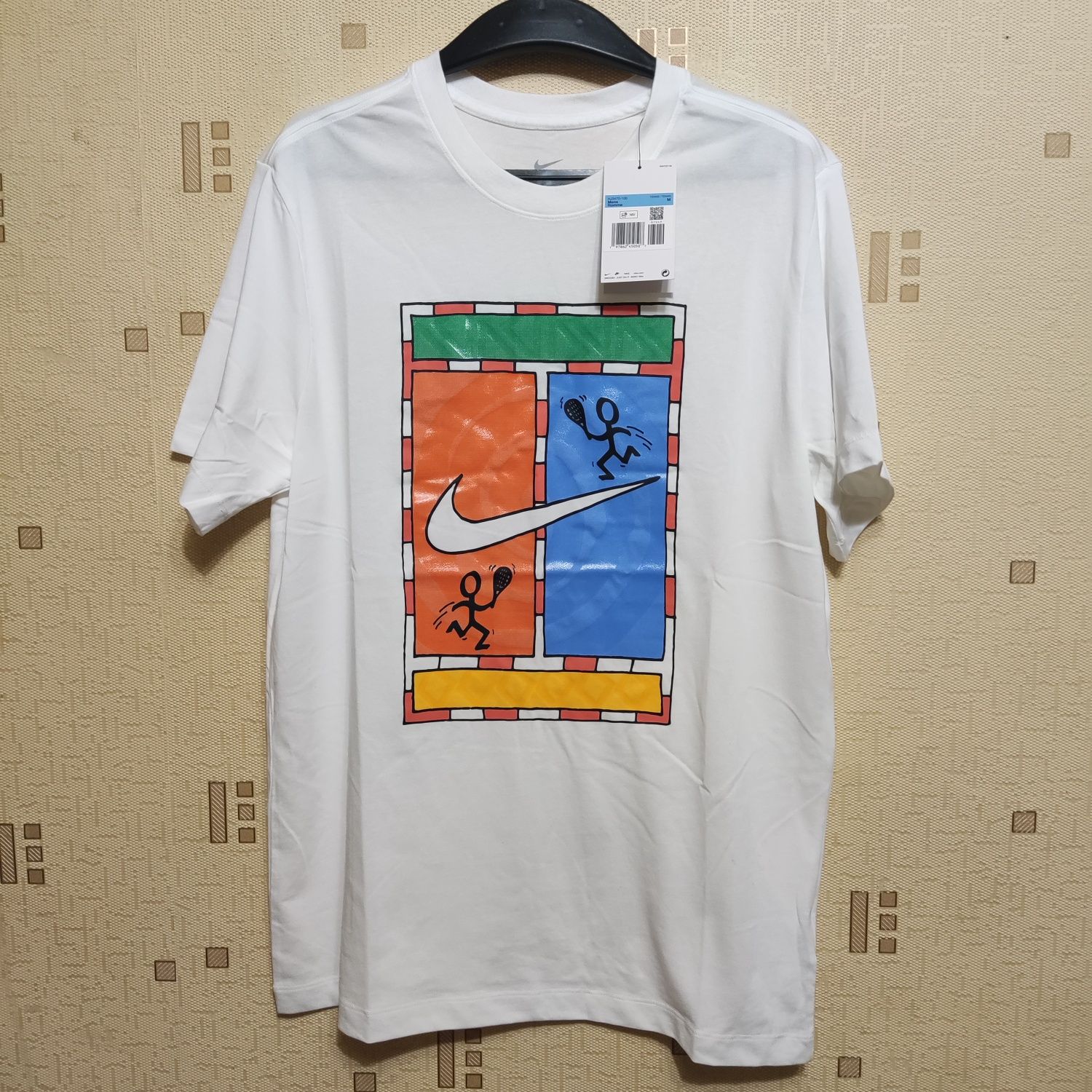 Теннисная футболка M Nike DF TEE COURT wh.