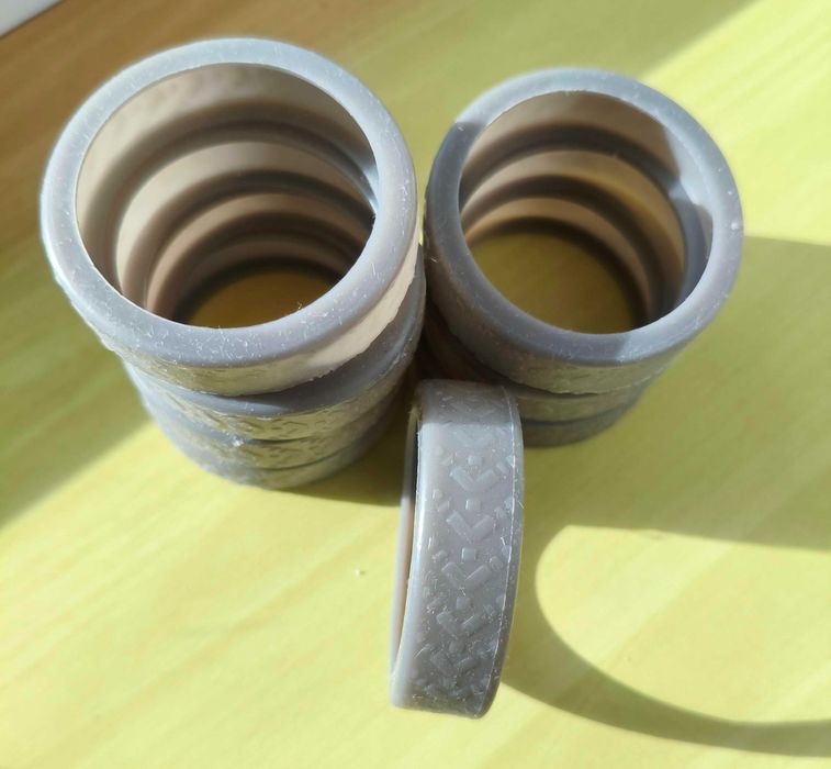 NOWE Kółka silikonowe do walizki 8 szt.