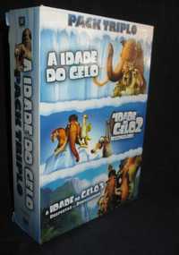 DVD Trilogia A Idade do Gelo Pack Triplo Ice Age