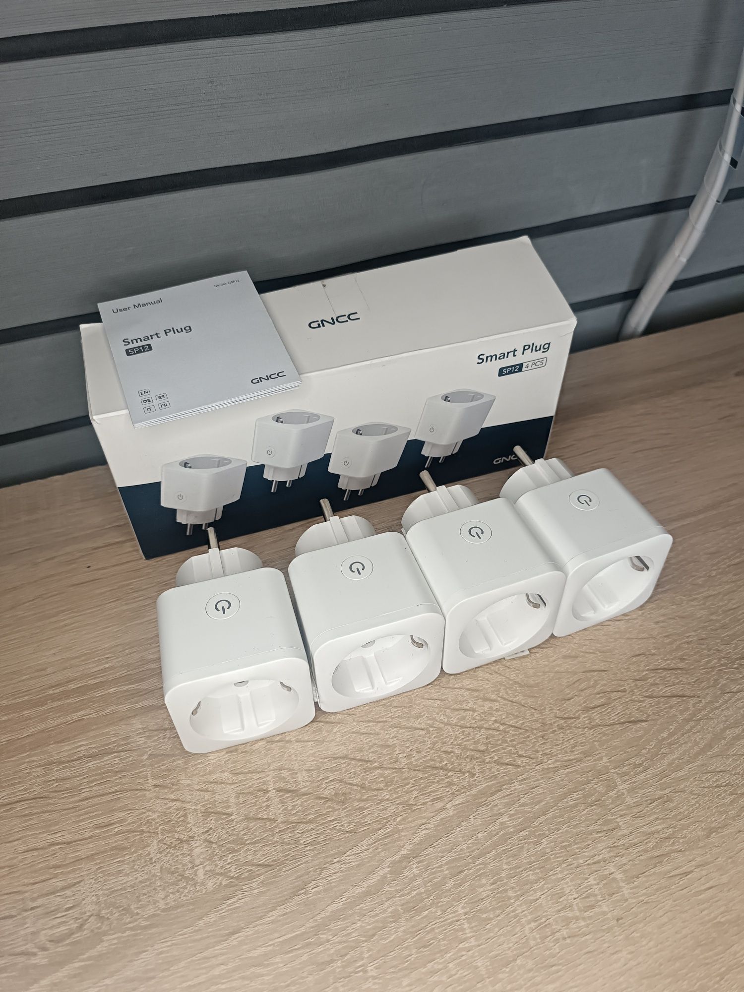 Zestaw 4 gniazdek inteligentnych GNCC GSP12 smart plug WiFi