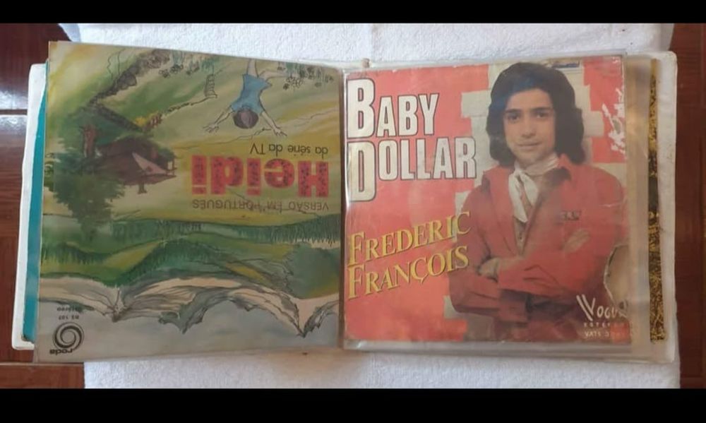 Discos Vinil pequenos Mala tenho mais