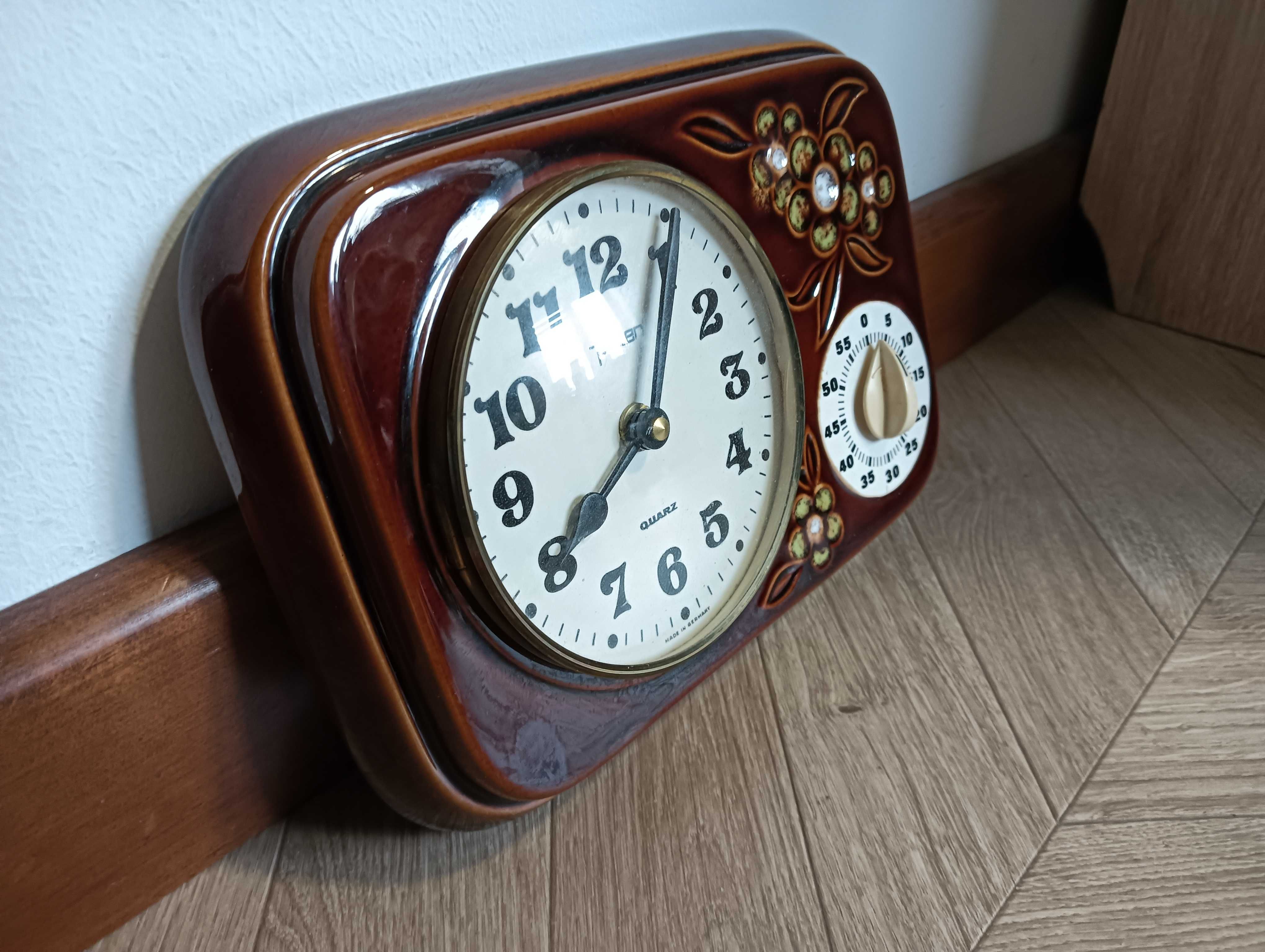 Zegar ceramiczny z minutnikiem wiszący