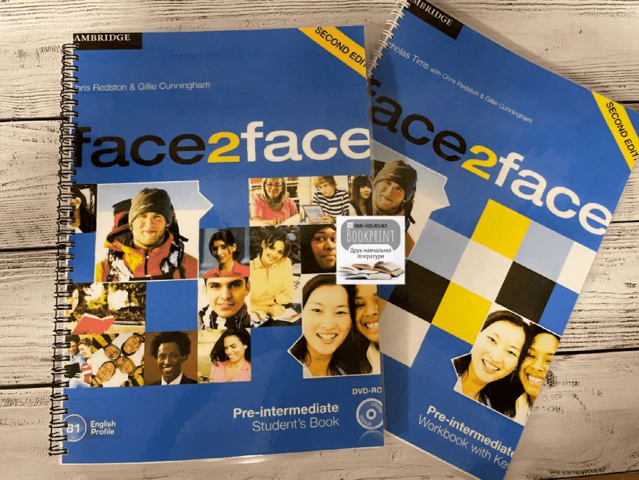 Face2Face 2nd edition книга+зошит