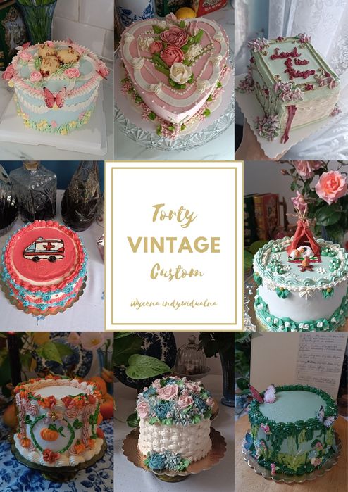 Domowe torty i ciasta, babeczki kwiatowe oraz inne słodkości