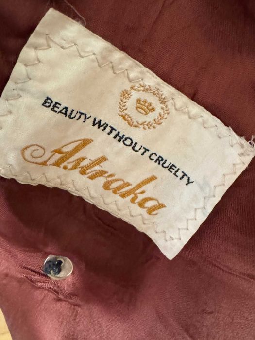 Futro sztuczne Vintage brazowe Astraka