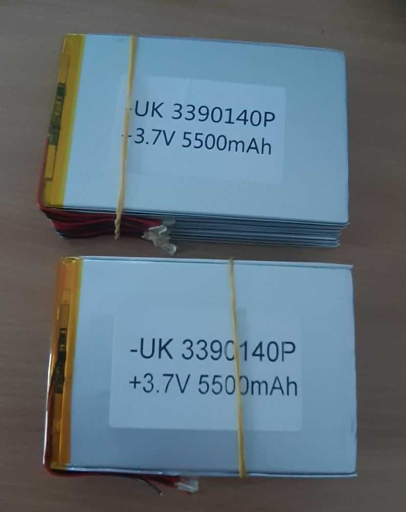 Акумулятор Li-ion 3.7v 5500mAh. UK3390140P 143х98х3.3 / 130х88х3.3