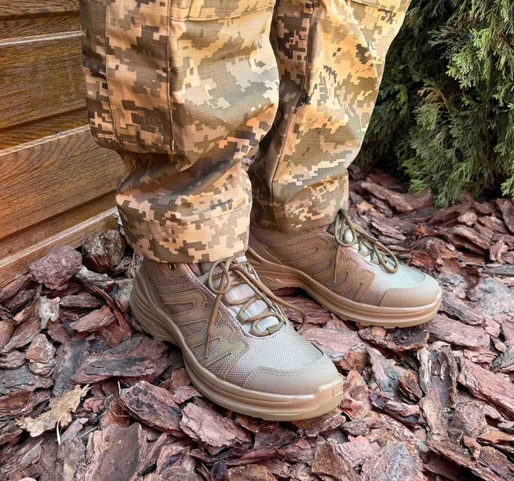 Полуботинки кроссовки тактические Талан ВСУ олива