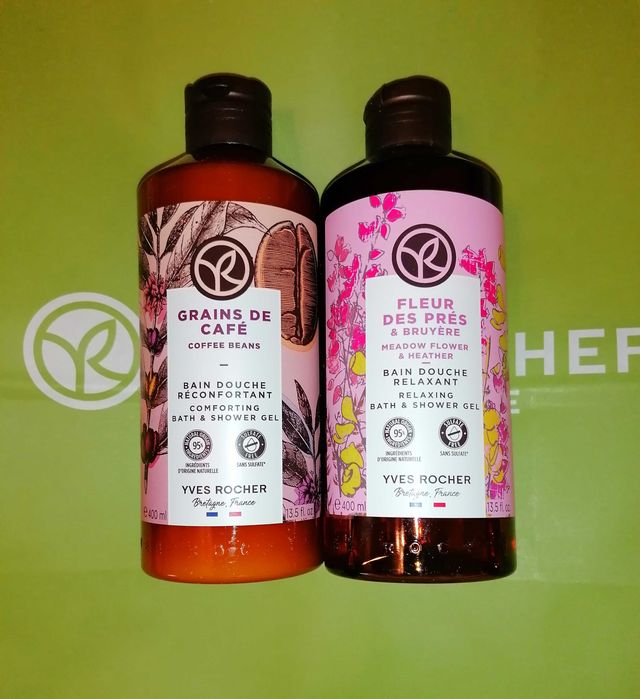 Подарунковий набір Гель для душа Кофе Кава Квіти Ив Роше Ів Yves Roche