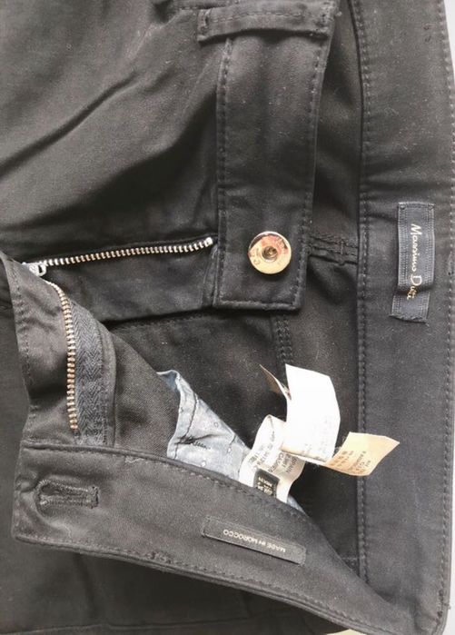 Spodnie Massimo dutti czarne xs/34/6