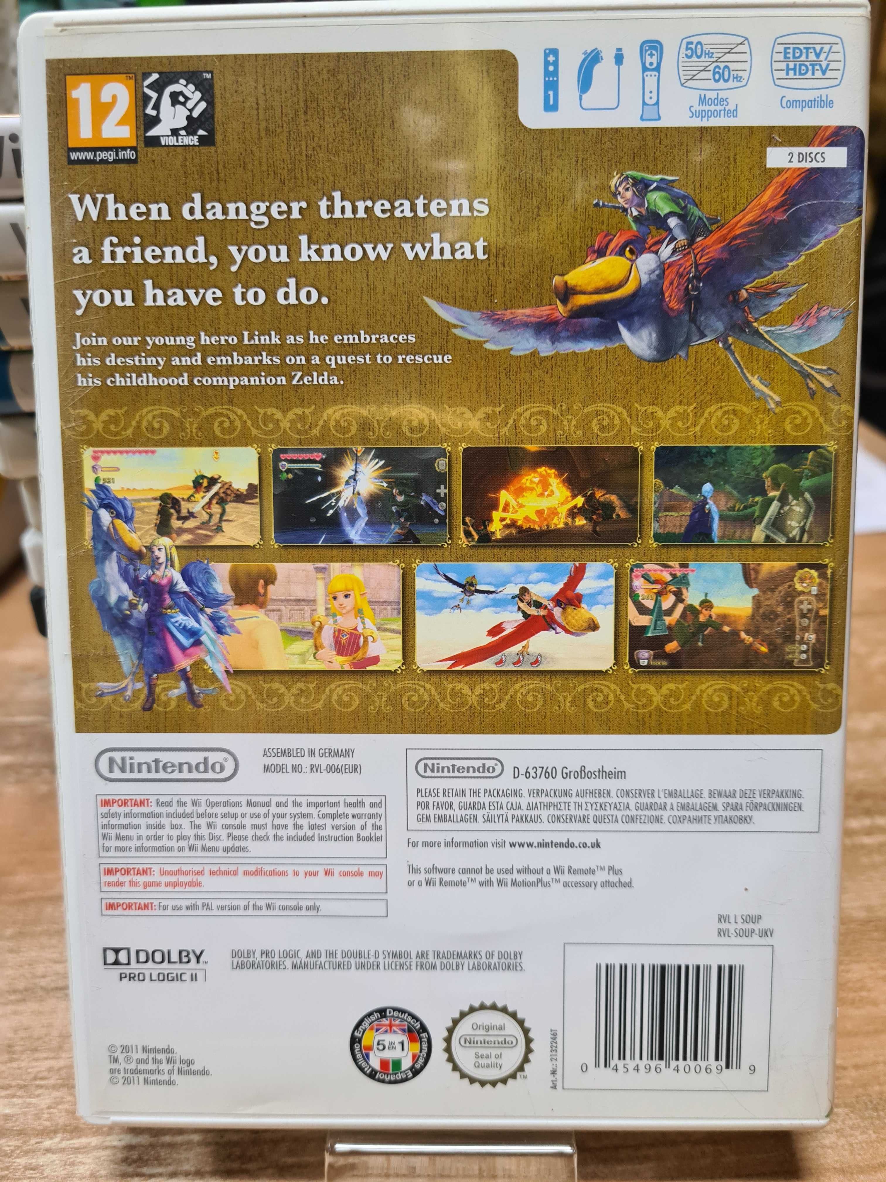 The Legend of Zelda: Skyward Sword Wii, Sklep Wysyłka Wymiana