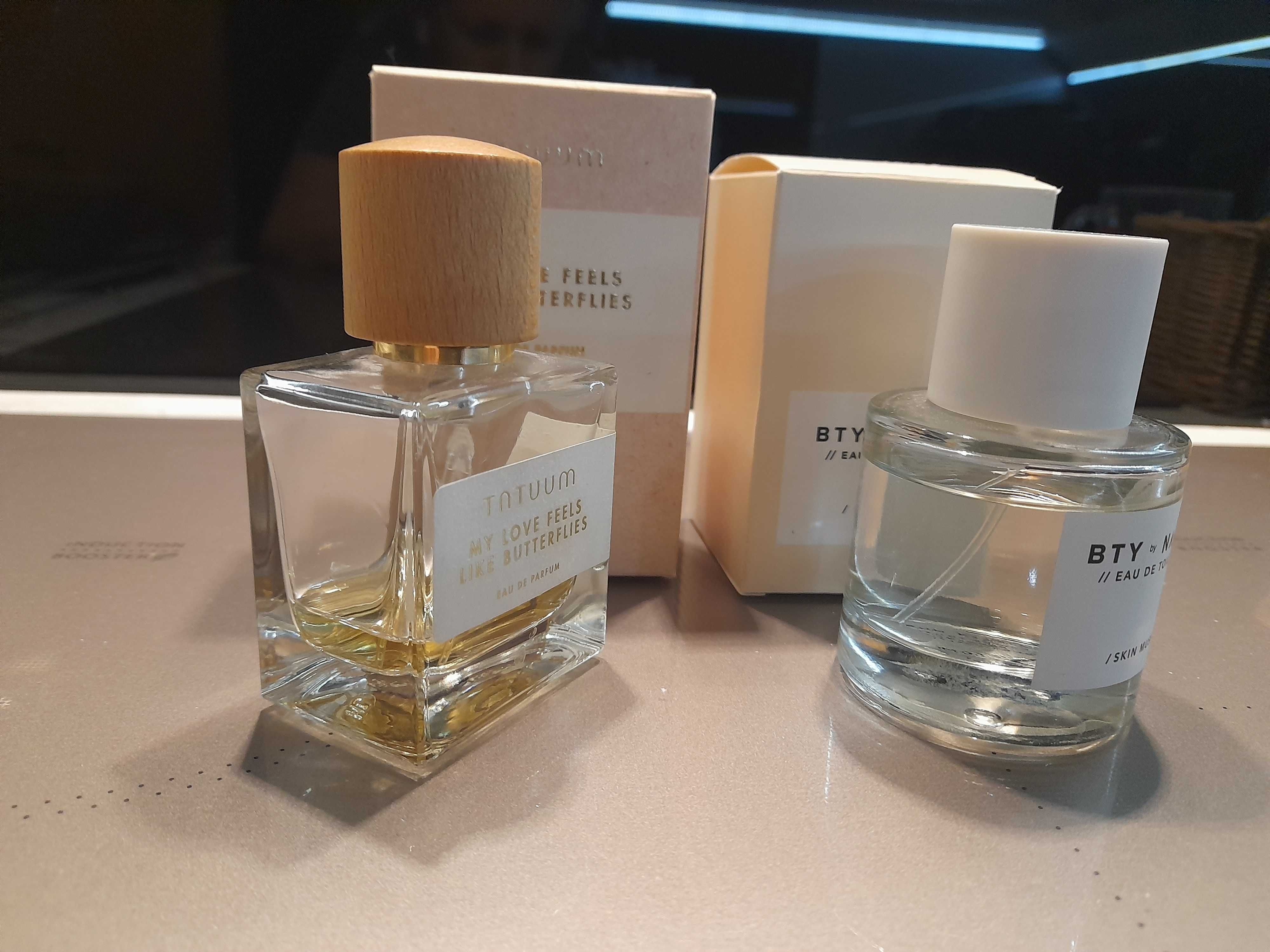 Perfumy damskie zestaw 2: BTY NA-KD irys, musk, Tatuum Wanilia, karmel