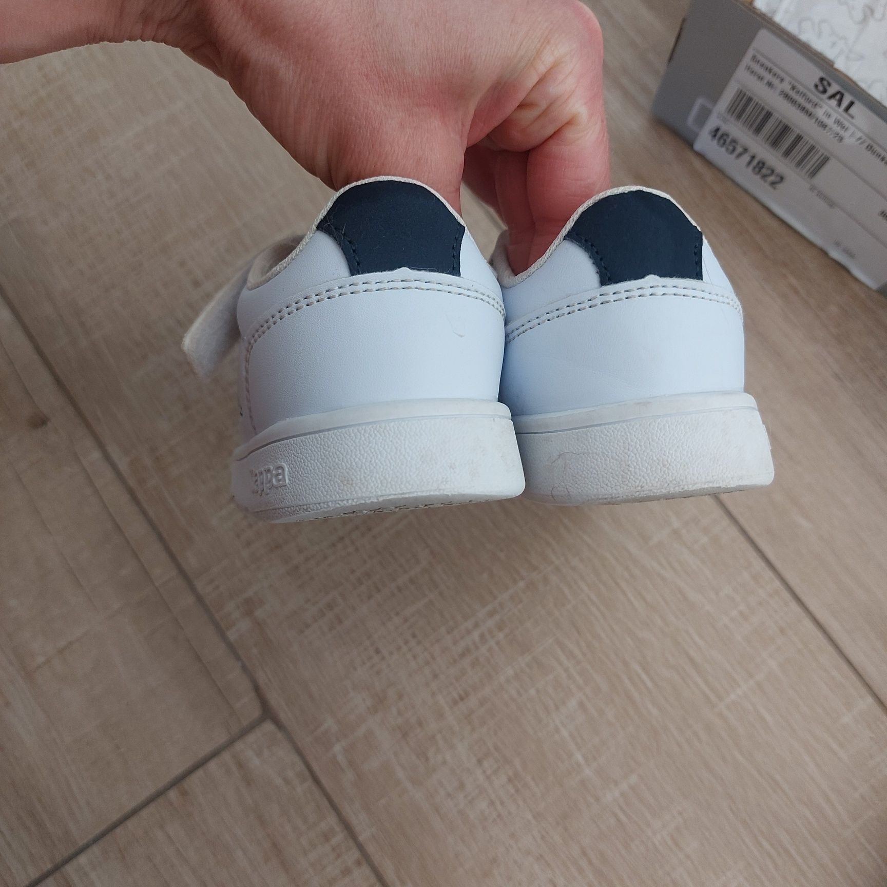 Białe buty Kappa 25 chłopca