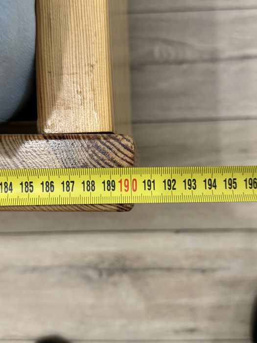 Łóżko drewniane 200x180 solidnie wykonane