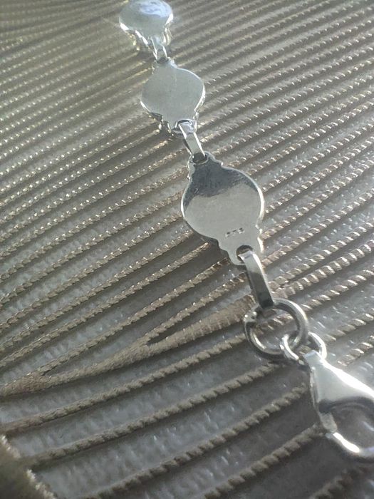 Srebrna bransoleta rubiny